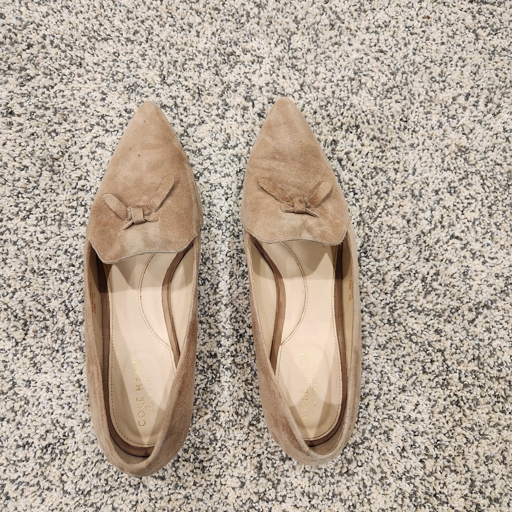 Cole Haan Grandseries Viola Skimmer Flat in Brown